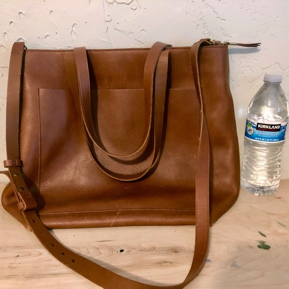 Madewell Zip-Top Medium Transport Leather Tote - Picture 10 of 10